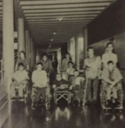 Students at the Boetcher School for Crippled Children