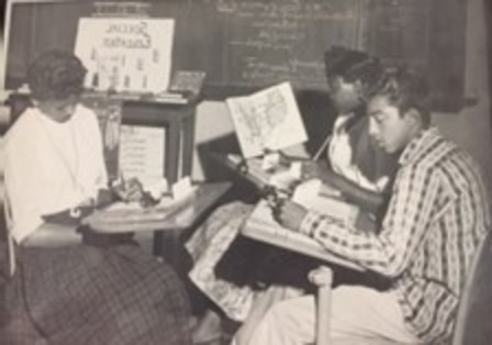 Cole Junior High School Developmental classroom - October 17, 1958