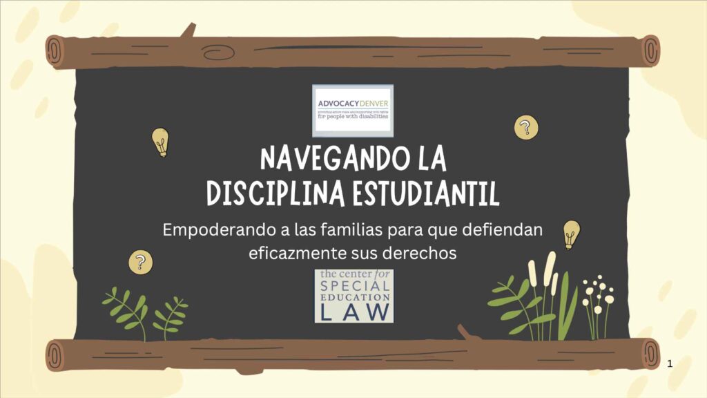 Navegando la disciplina estudiantil