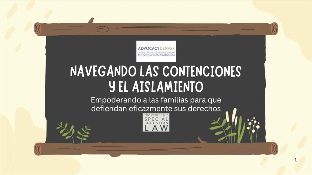 Restricción y aislamiento