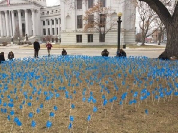 February 27, 2019, The Arc of Colorado and volunteers placed 2,900 flags on the grounds of Colorado Capitol to represent each adult with an intellectual and developmental disability on the waitlist.
